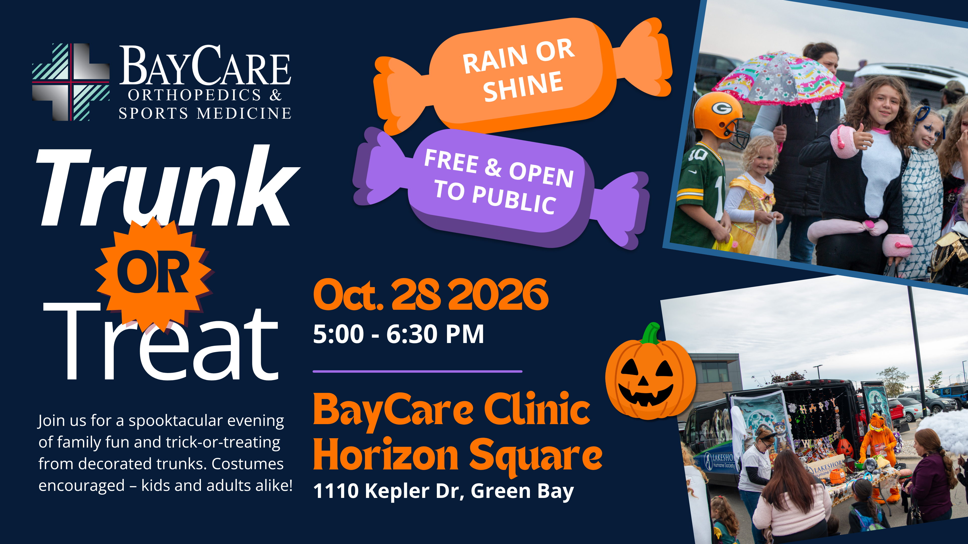 Trunk or Treat at BayCare Clinic Horizon Square