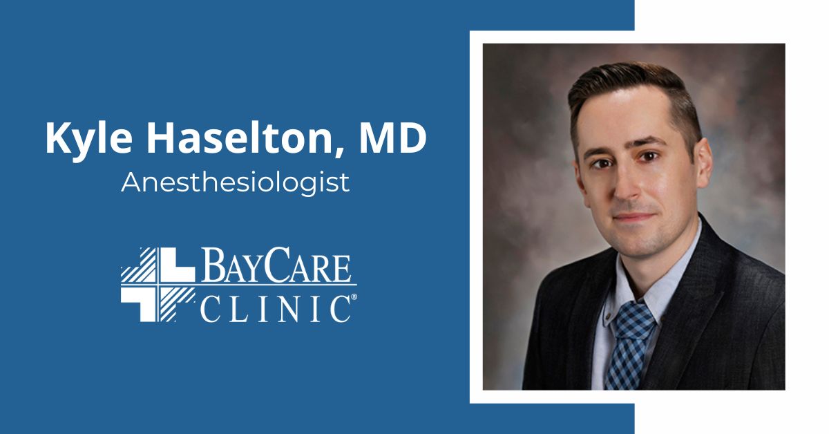 Haselton joins BayCare Clinic Anesthesia