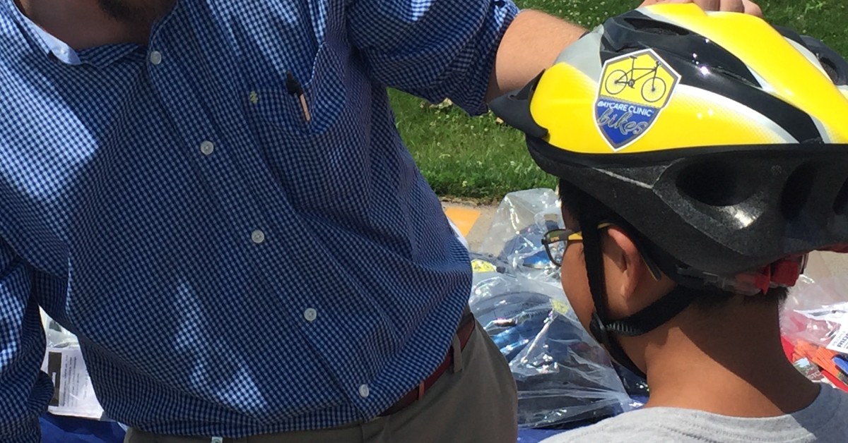 BayCare Clinic helmet giveaway promotes safe biking