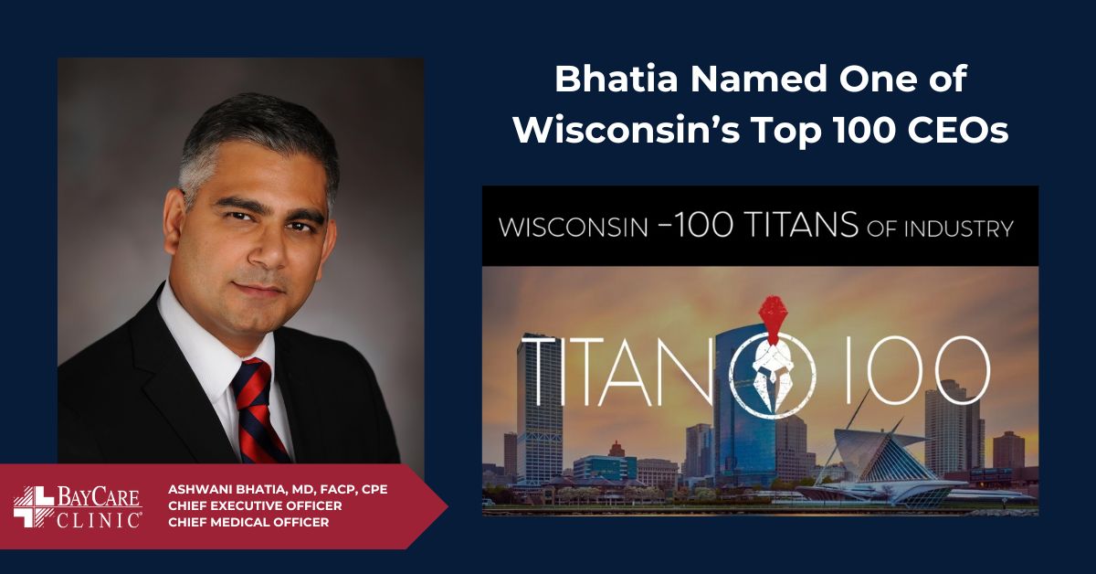 Bhatia named one of Wisconsin’s top 100 CEOs