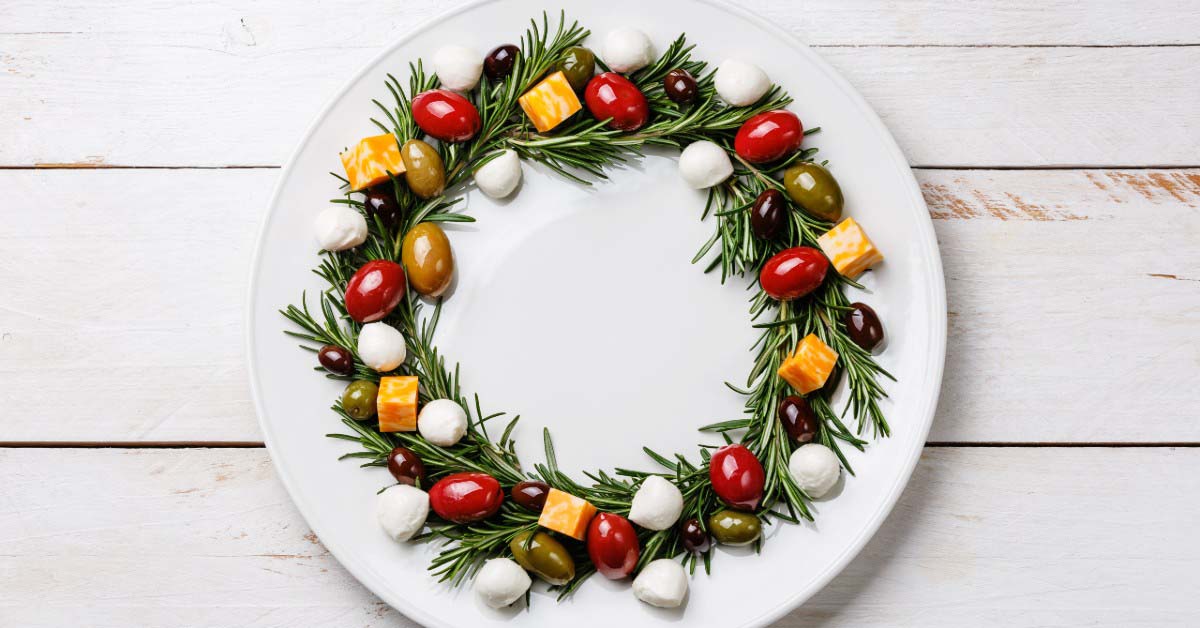 Simple holiday treats: Cheese board, waffle cookies