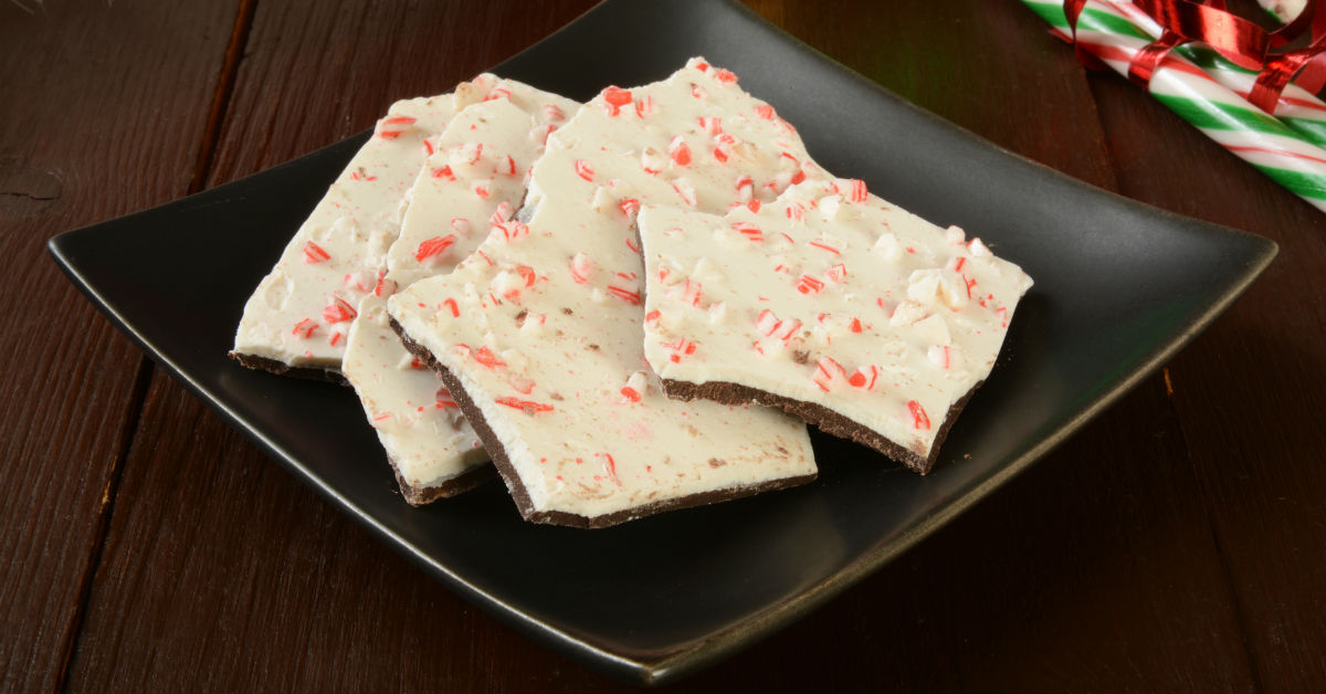 Peppermint bark