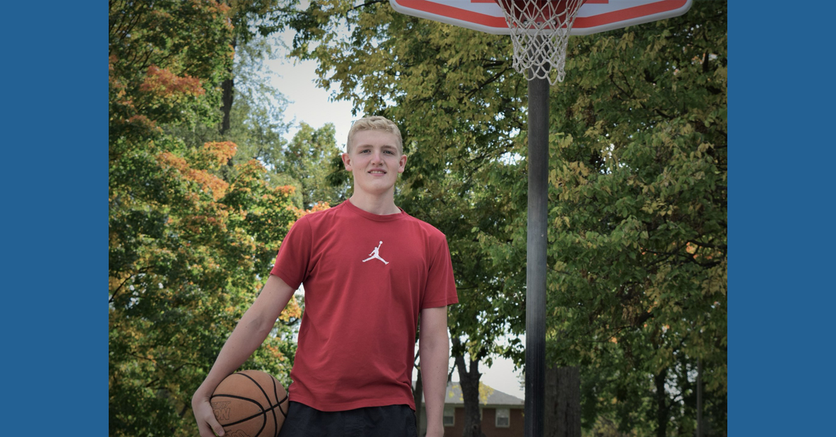 Nicholas’ story: ACL surgery was a slam-dunk