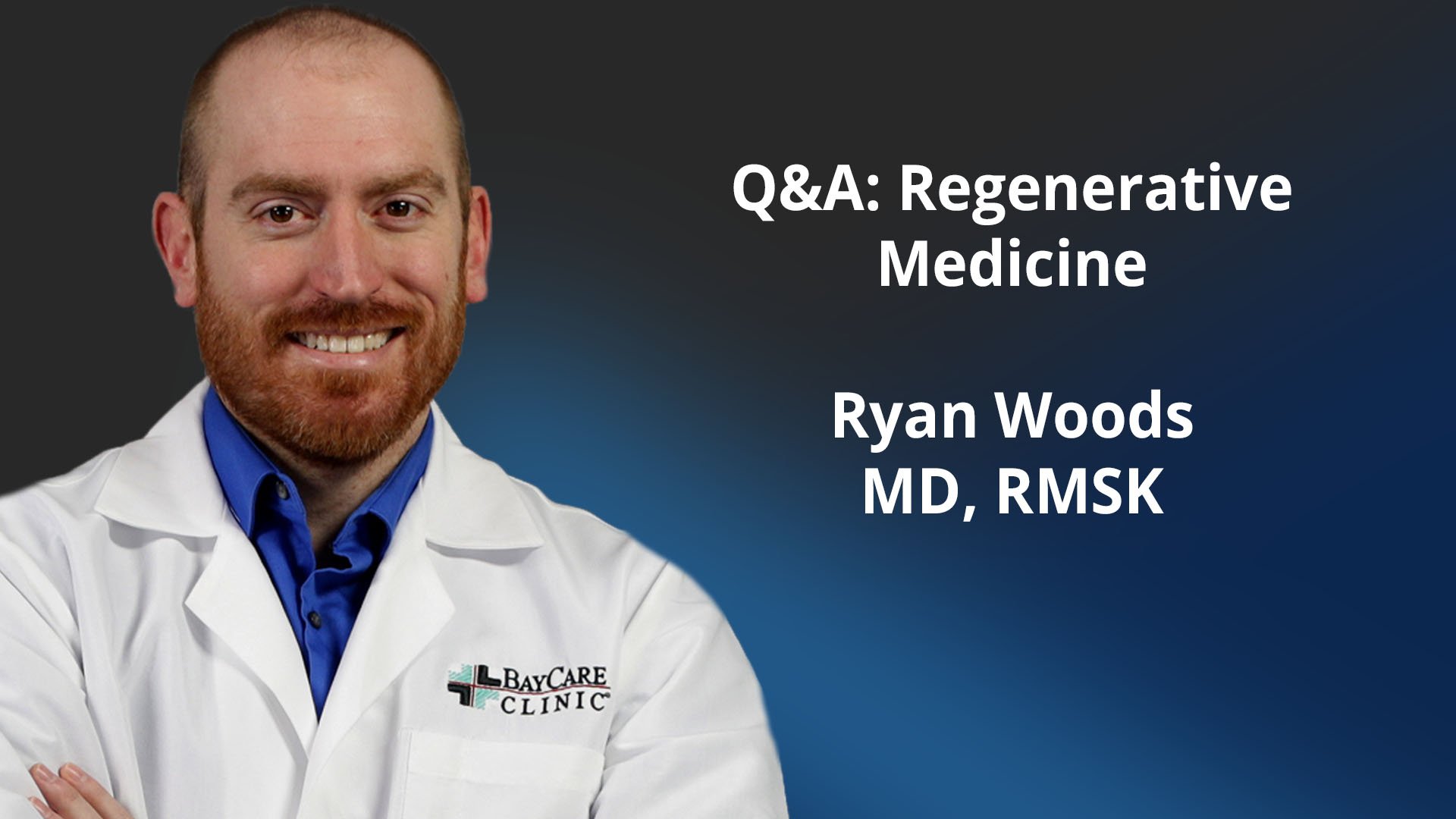 WATCH: Dr. Woods discusses regenerative medicine
