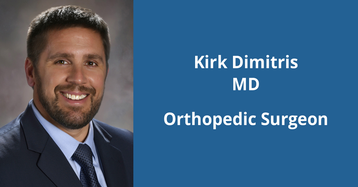 Dimitris joins Orthopedics & Sports Medicine BayCare Clinic