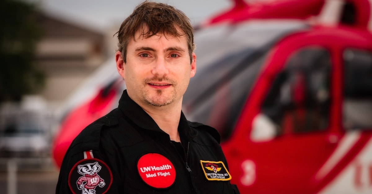 Head shot of Dr. Christopher Painter, emergency medicine physician, BayCare Clinic